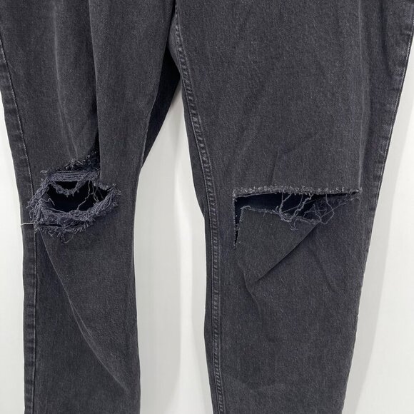 Abercrombie & Fitch Jeans Women's 18 Black The 90's Straight Ultra High Rise - Picture 2 of 11